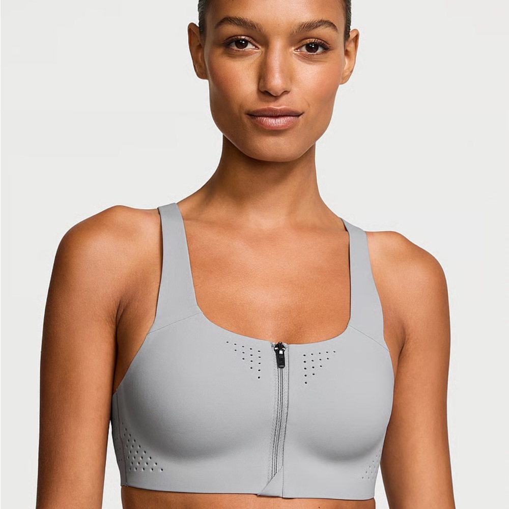 NWT - VSX Featherweight Max Front-Close Sports Bra - Sterling - Size 36C